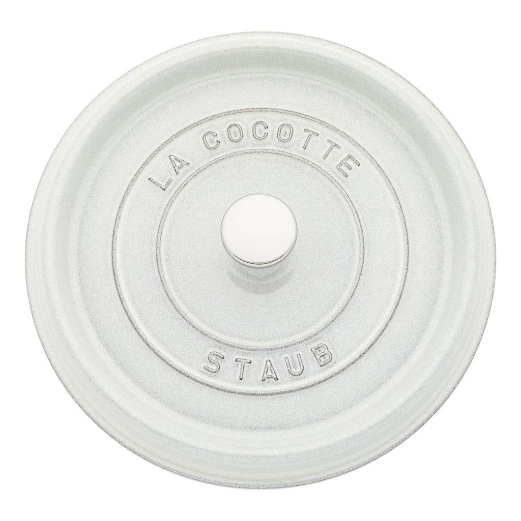 Staub Cast Iron 7-qt Round Cocotte - Grenadine