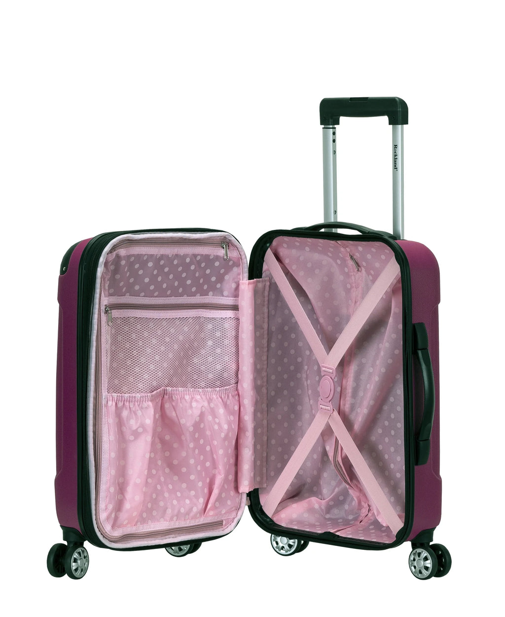 Rockland Luggage Sonic 3 Piece Hardside Spinner Luggage Set, F190