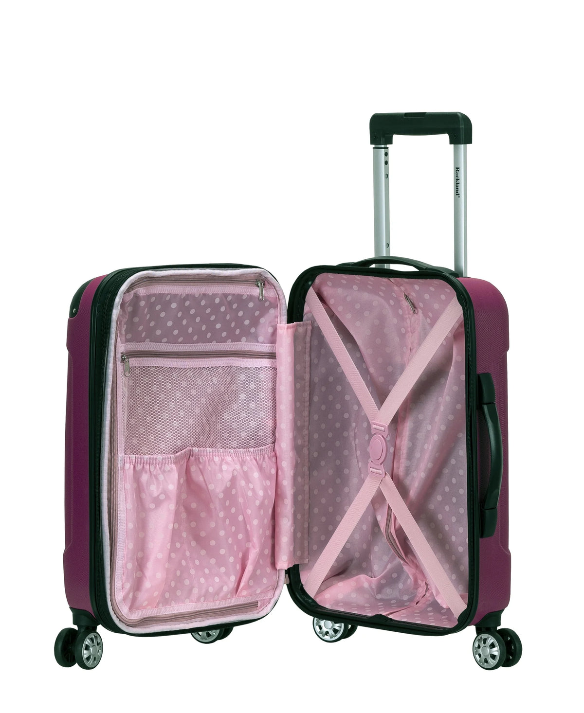 Rockland Luggage Sonic 3 Piece Hardside Spinner Luggage Set, F190