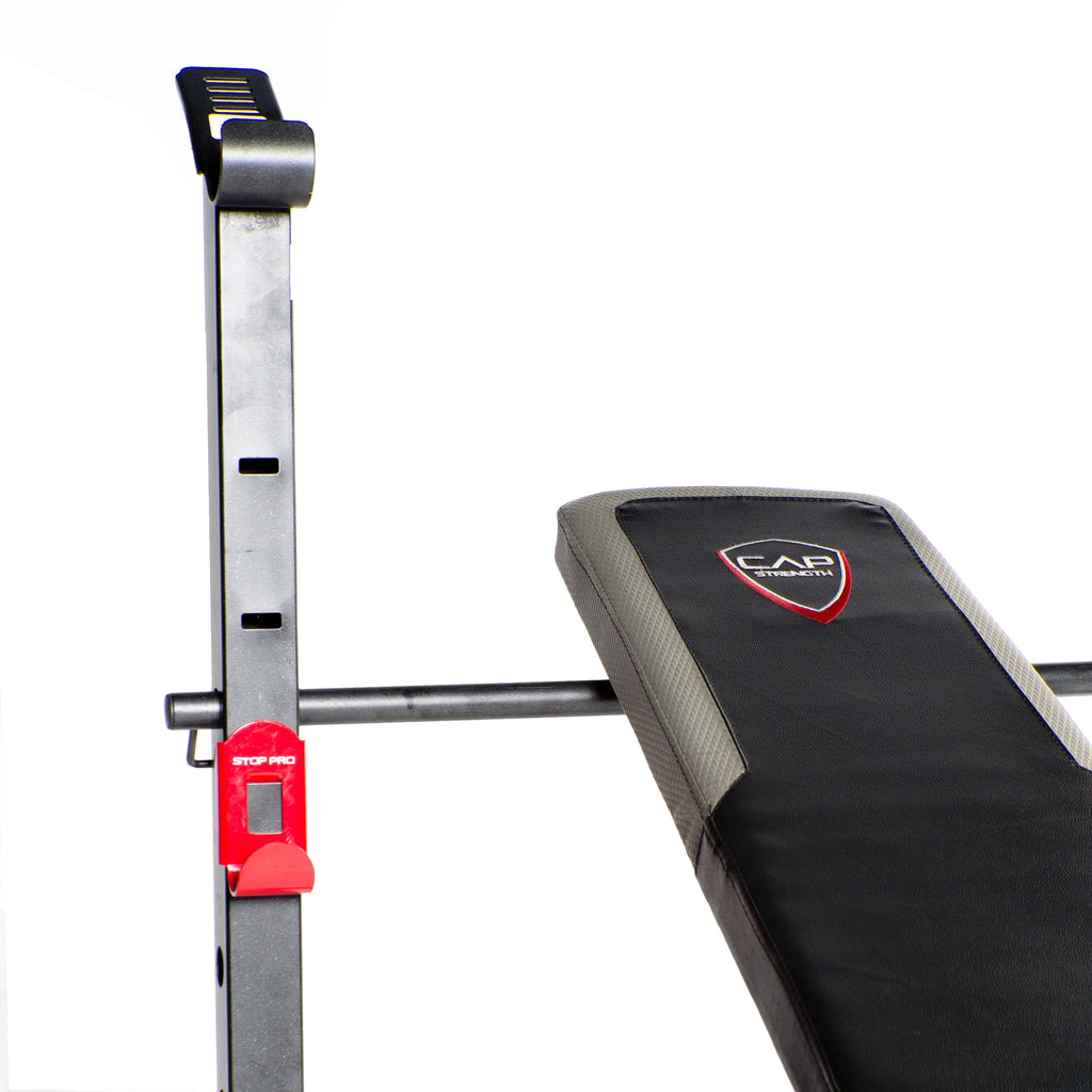 CAP Strength Standard Weight Bench with Leg Developer, 150lb upright weight capacity