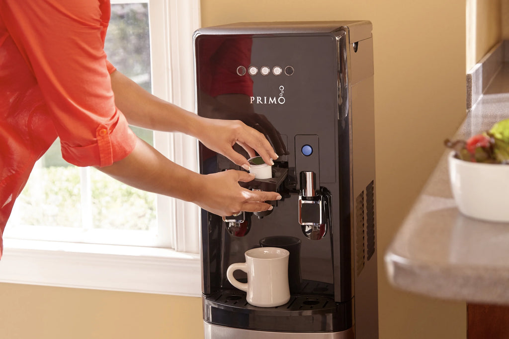 Primo Water® Bottom Loading Pro 2 Temp Water Dispenser with Single-Serve Coffee Maker, Black