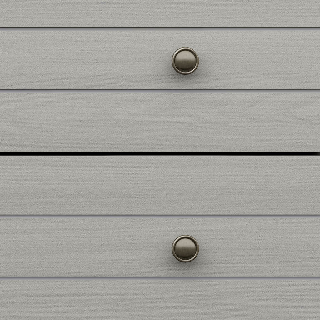 Living Essentials by Hillsdale Harmony Wood 6 Drawer Dresser, Matte White