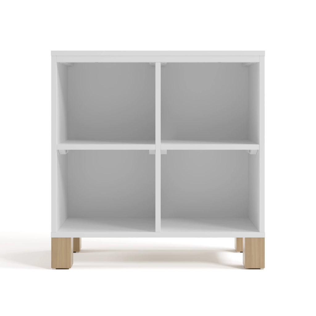 Storkcraft California Cube Organizer Children's Bookcase, Blush with Driftwood