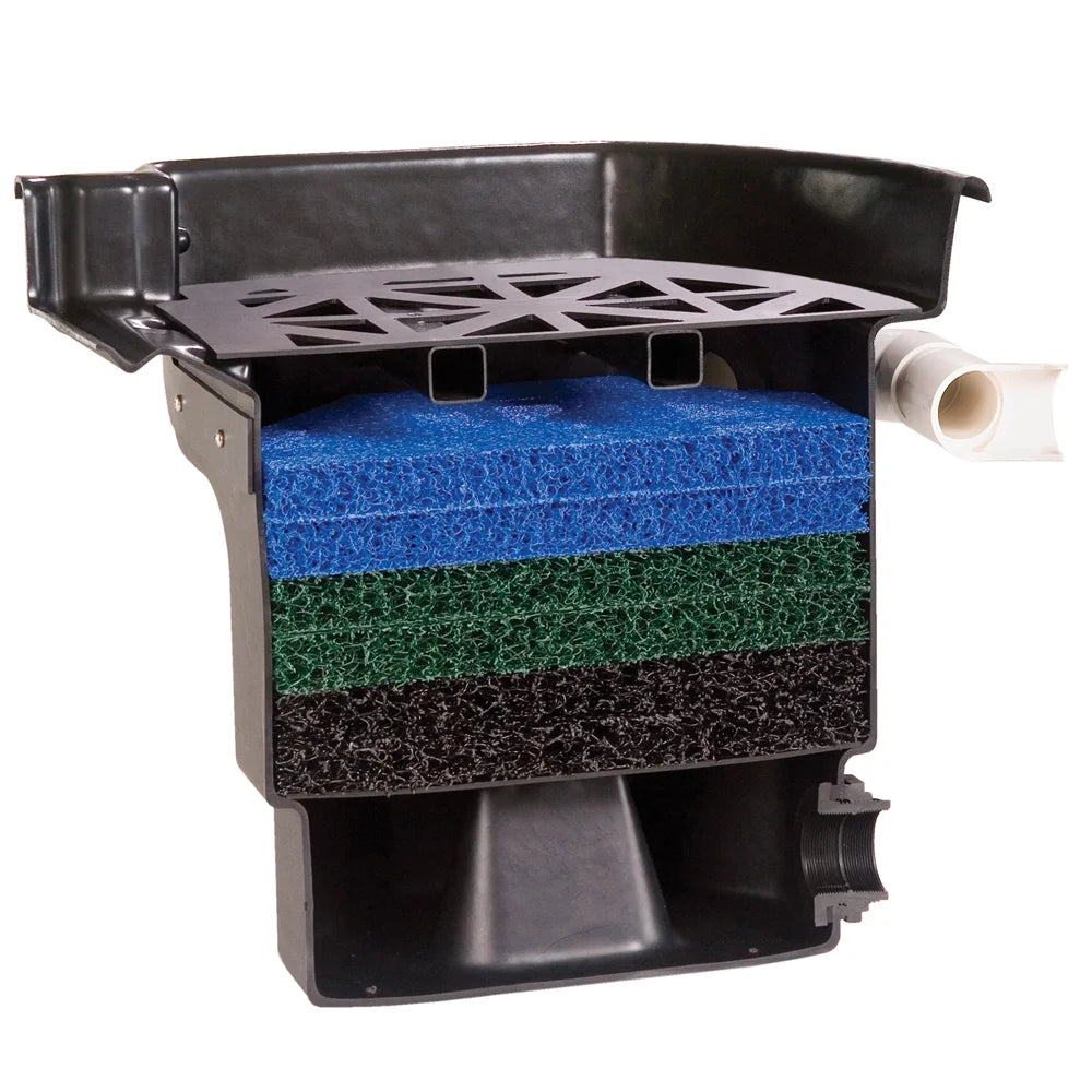 Atlantic Water Gardens BF1900 Pond Filter & Waterfall Spillway, 19-inch, Black