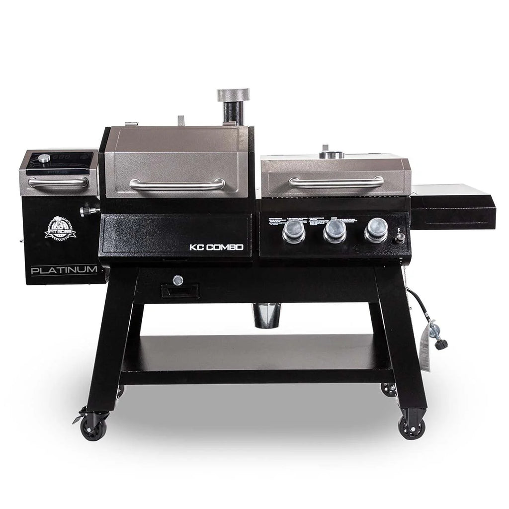Boss Platinum KC Combo, Wi-Fi? and Bluetooth? Wood Pellet and Gas Grill
