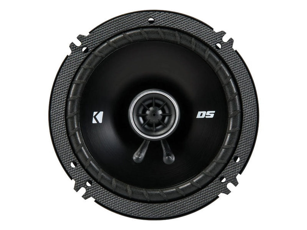 Kicker DSC650 6.5-Inch (160-165mm) Coaxial Speakers, 4-Ohm bundle