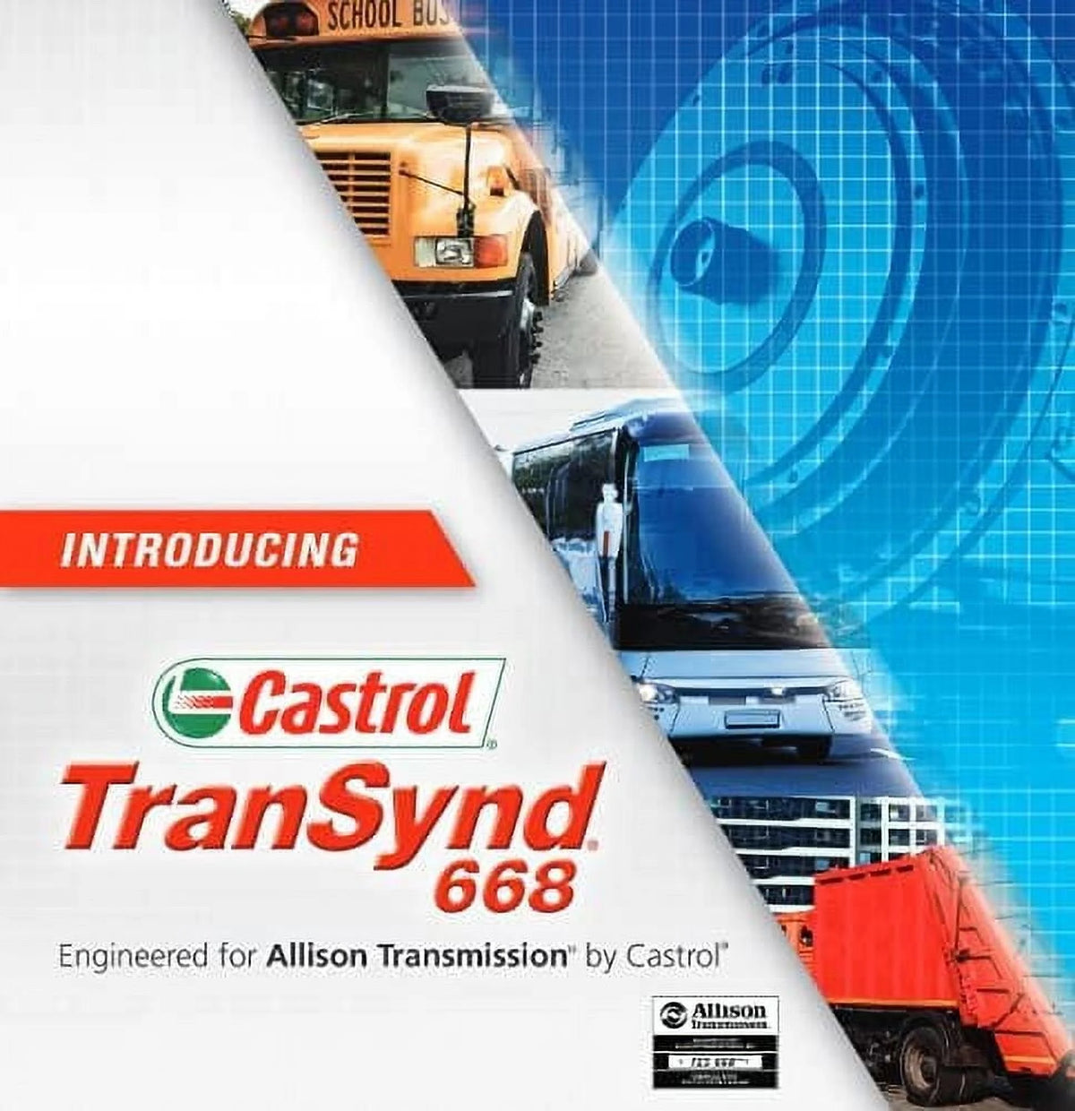 Castrol TranSynd 668 Synthetic Automatic Transmission Fluid, 5 gal