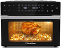 Beelicious® 32QT Extra Large Air Fryer Toaster Ovens Pro, with Rotisserie and Dehydrator, Smart Digital Toaster Oven Air Fryer Combo, Digital Countertop Convection Oven, 6 Accessories, 1800w, Black