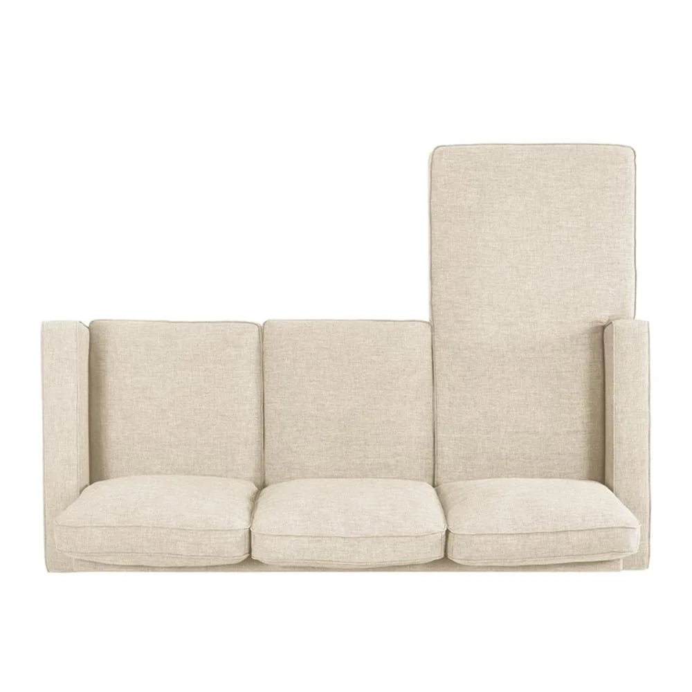 Serta Harmon Square Arm Sectional Navy Blue