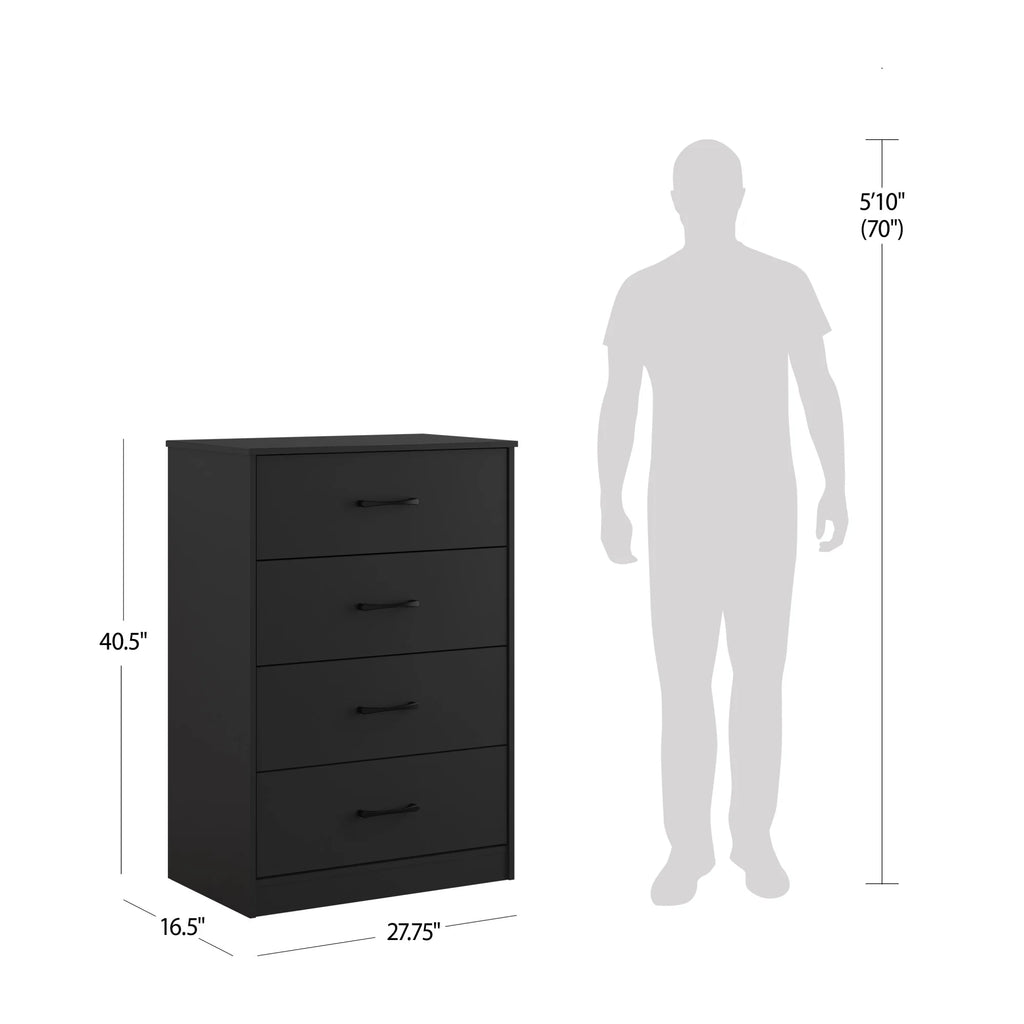 Mainstays Ardent 4 Drawer Dresser, Euro Oak