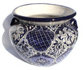 Big-Sized Zacan Mexican Colors Talavera Ceramic Garden Pot
