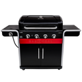 Gas2Coal 4-Burner LP Gas & Charcoal Outdoor Combination Grill