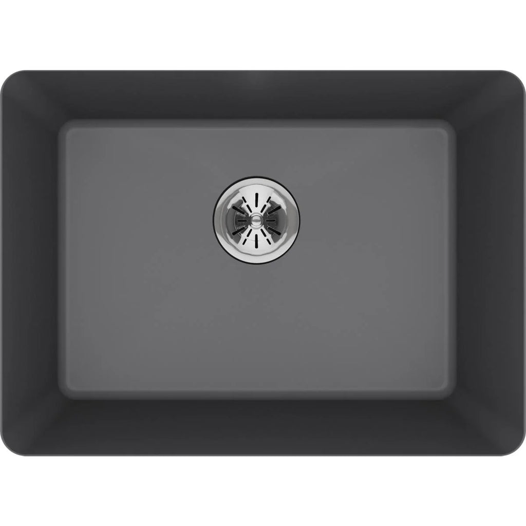 Elkay Quartz Classic 25" x 18-1/2" x 11-13/16", Undermount Laundry Sink with Perfect Drain, White
