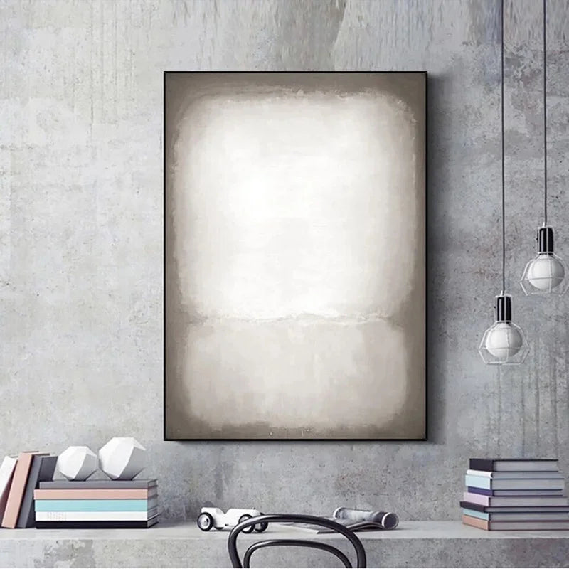 Brown Abstract Painting Wabi Sabi Wall Art Minimalist Painting Neutral Abstract Art Lare Earth Tone Modern Painting Home Decor