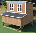 omitree Wooden Chicken Coop Hen House with 4 Nesting Boxes, Fits 4-8 Chickens