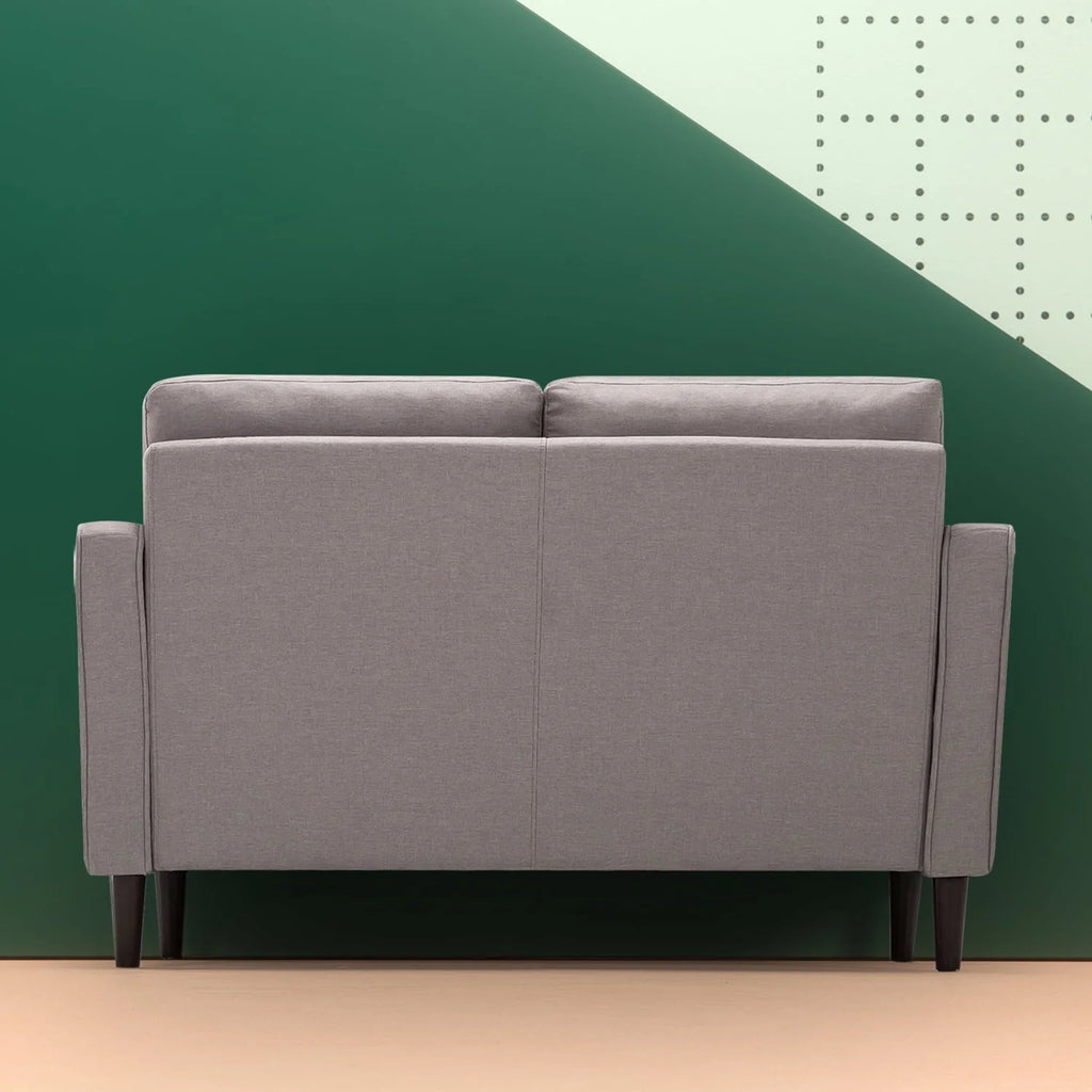Zinus Benton 2-Seater Loveseat, Stone Grey