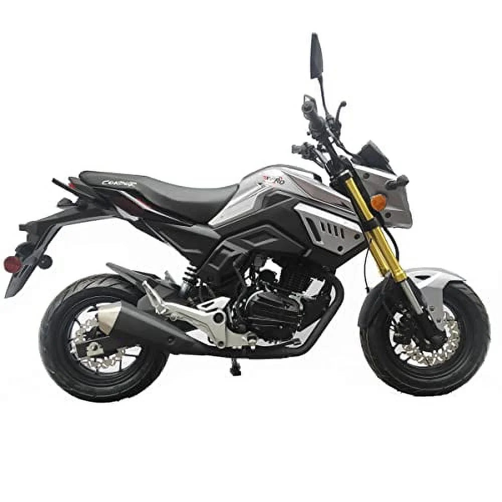 X-Pro Brand New 150cc Gas Motorcycle with 5-Speed Manual Transmission Electric/Kick Start 12" Wheels