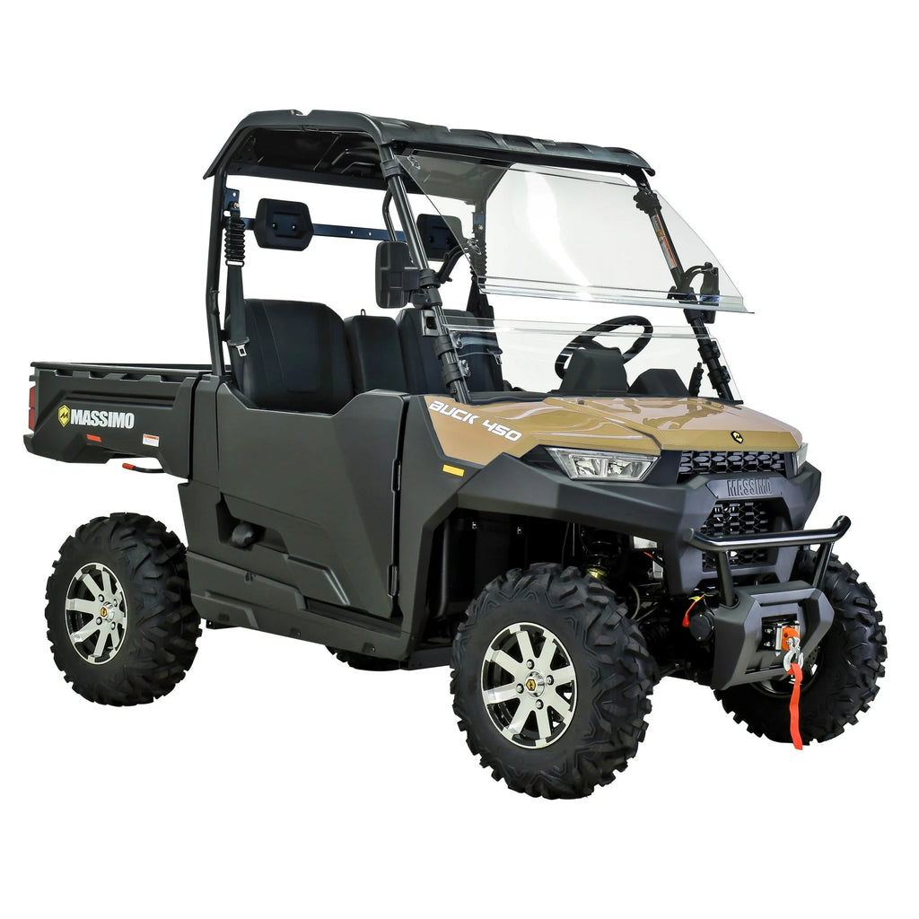 Massimo Buck 450 Side by Side UTV, EFI, 4 Stroke, 325cc, 25.5 HP, 4X4, 3000lb Winch - Red