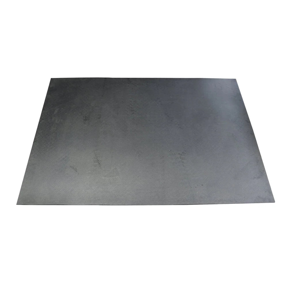 Rubber-Cal "Maxx-Tuff" Rubber Mat - Heavy Duty Rubber Floor Protection Mat - Black in color - 1/2 in x 4 ft x 6 ft