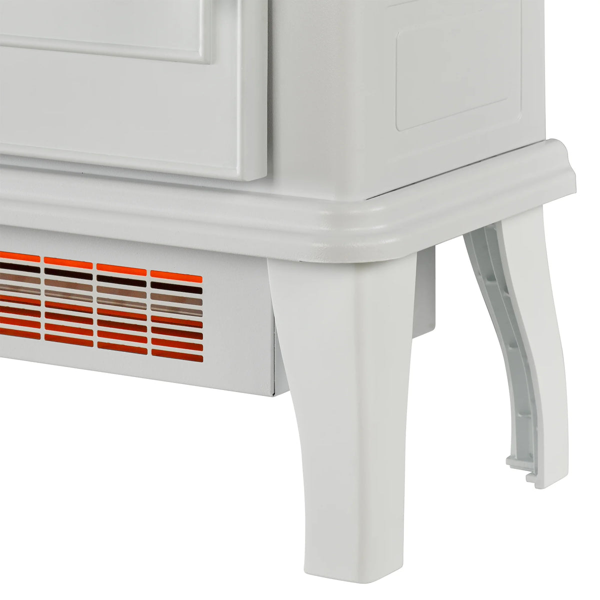 ClassicFlame 17.5"W Infrared Quartz Electric Stove Heater, Insignia Blue