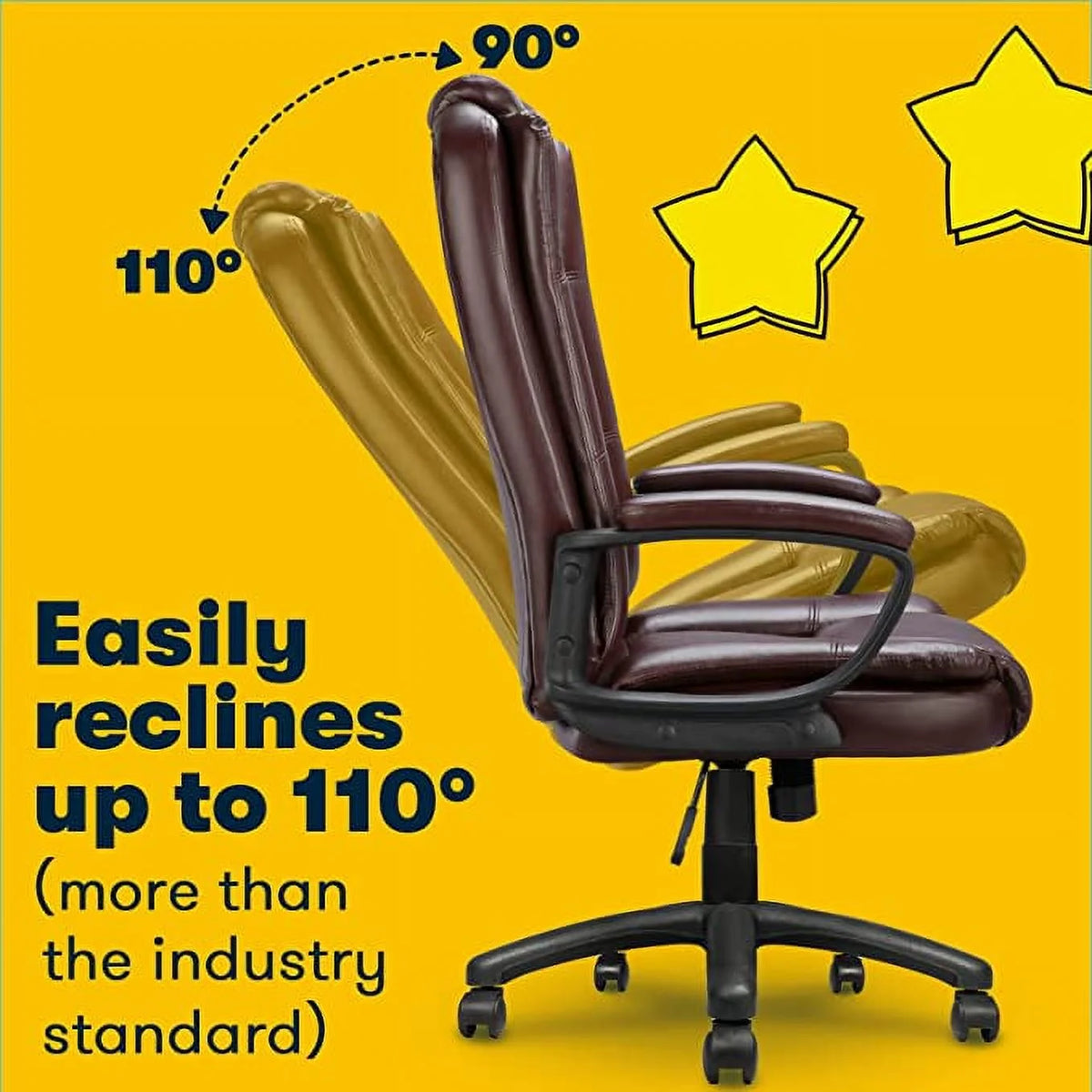 Bossin Big and Tall Home Office Computer chair for Adults, High Back Desk Chair for Heavy Duty 400 LBS