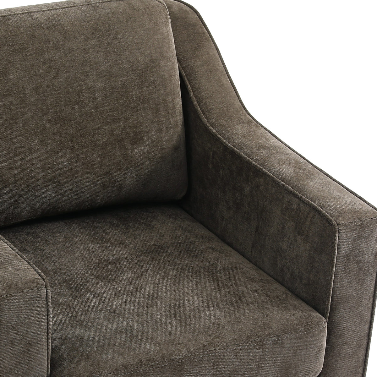 Swivel Accent Chair for Living Room, Modern Upholstered Barrel Arm Chair with Plump Back Pillow, Comfy Club Sofa Reading Chair for Adults (Chenille Navy, Set of 1)