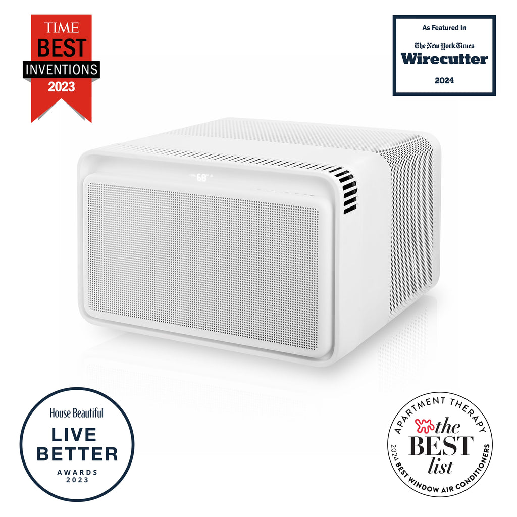 Windmill 8,000 BTU Inverter Window Air Conditioner with WhisperTech - Ultra-Quiet & Smart, Cools up to 350 Sq. Ft. - #1 Easy Install, App/Wi-Fi, Voice-Enabled, Remote Control, Energy Star