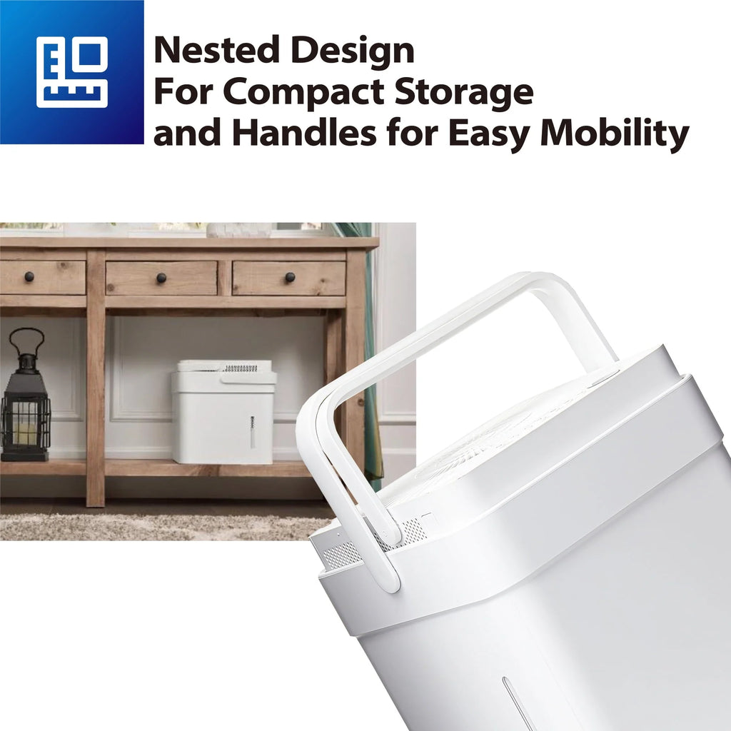 Midea Cube 20-Pint Smart WiFi Dehumidifier, Coverage up to 2,000 sq. ft.