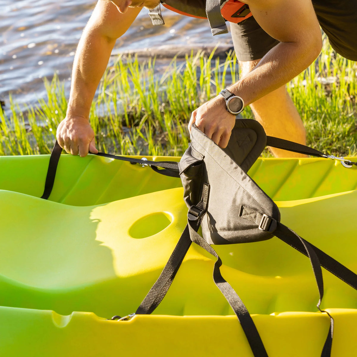 Lifetime Manta 10 ft Tandem Kayak, Yellow, Lime (91071)