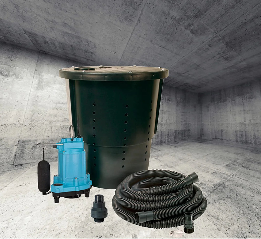 Little Giant 14940655 Model CS-SS 0.33 HP 115V Pre-Pack Crawl Space Sump System