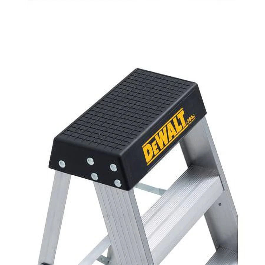 "DEWALT DXL2010-02 2 Steps, Aluminum Step Stool, 300 lb. Load Capacity, Silver"