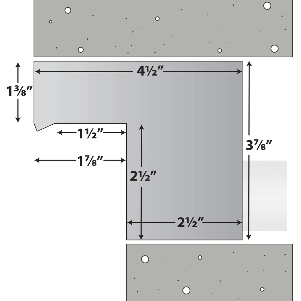 Half Off Ponds Steel Elegance Stainless Steel Spillway, 24 in., 304 SS, 1.5 in. Back Inlet, for Wet Walls & Formal Falls