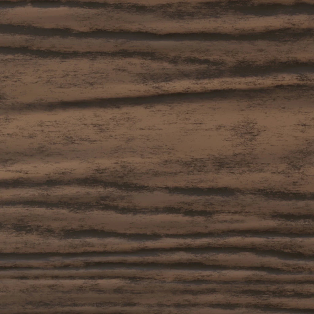 Ekena Millwork 3 1/2"W x 3 1/2"H x 120"L 3-Sided (U-Beam) Mena HeritageTimber Faux Wood Ceiling Beam, Kona Brown