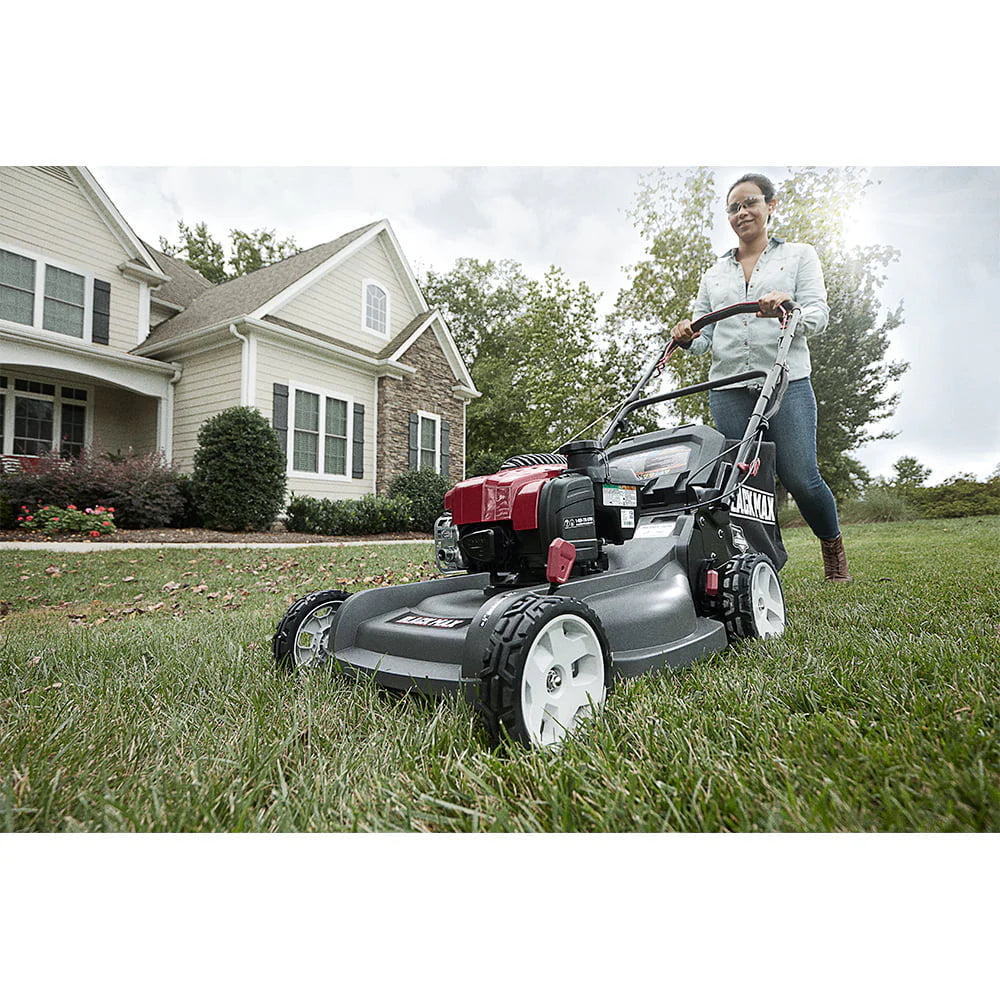 Restored Black Max 21-Inch 150cc Self-Propelled Gas Mower with Briggs & Stratton Engine (Refurbished)