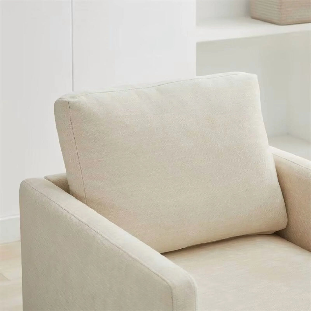 Swivel Accent Chair, Modern Chenille Upholstered Lounge Chair Armchair with 360 Degree Swiveling Base, Leisure Club Chair Comfy Accent Single Sofa Chair for Nursery Bedroom Living Room, Taupe