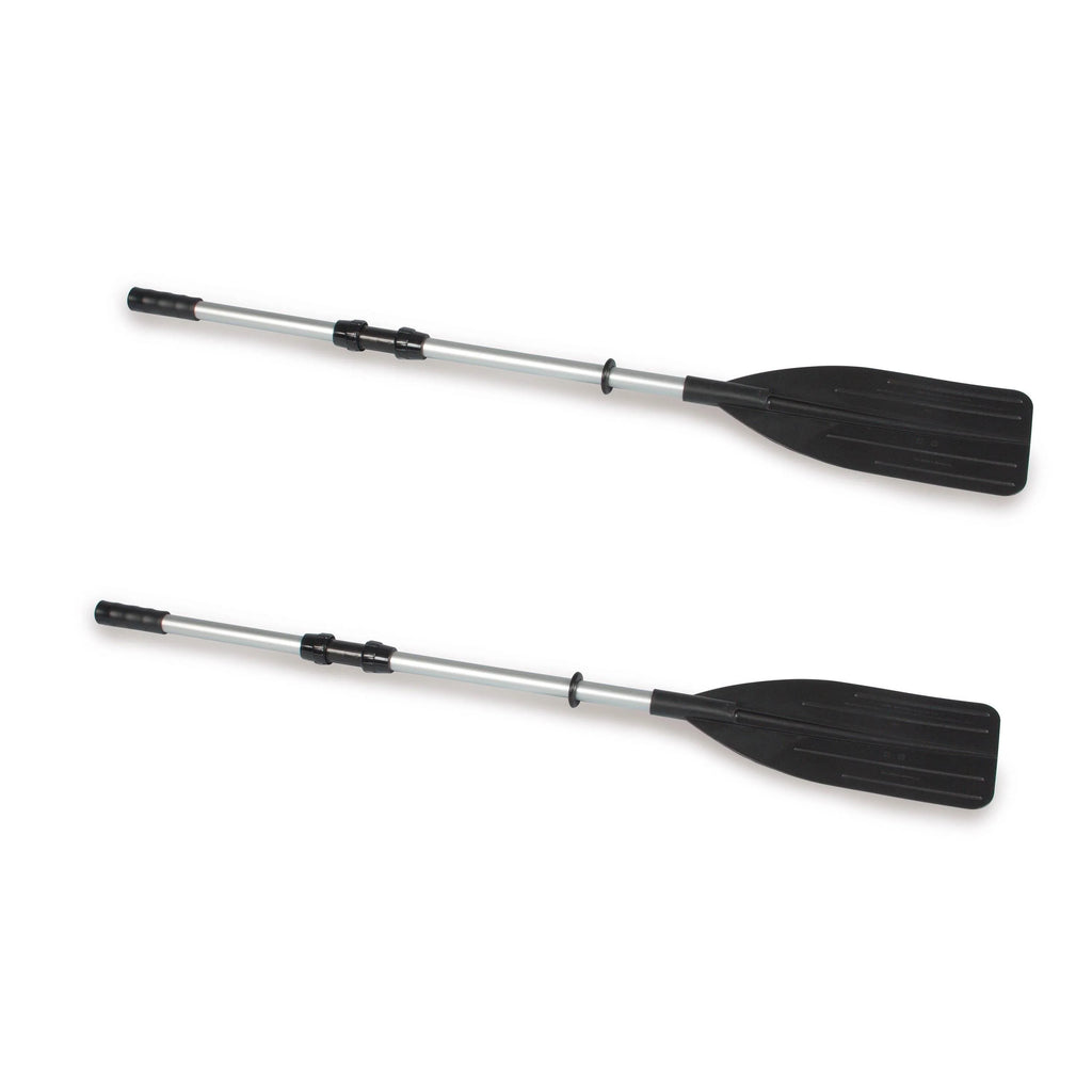 Intex Mariner 3-Person Inflatable River/Lake Dinghy Boat & Oars Set (2 Pack)