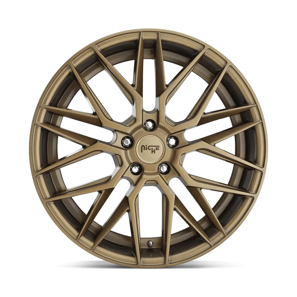 Niche 1PC Aluminum Rim M191 GAMMA 19X8.5in Matte Bronze Finish, M191198565+35