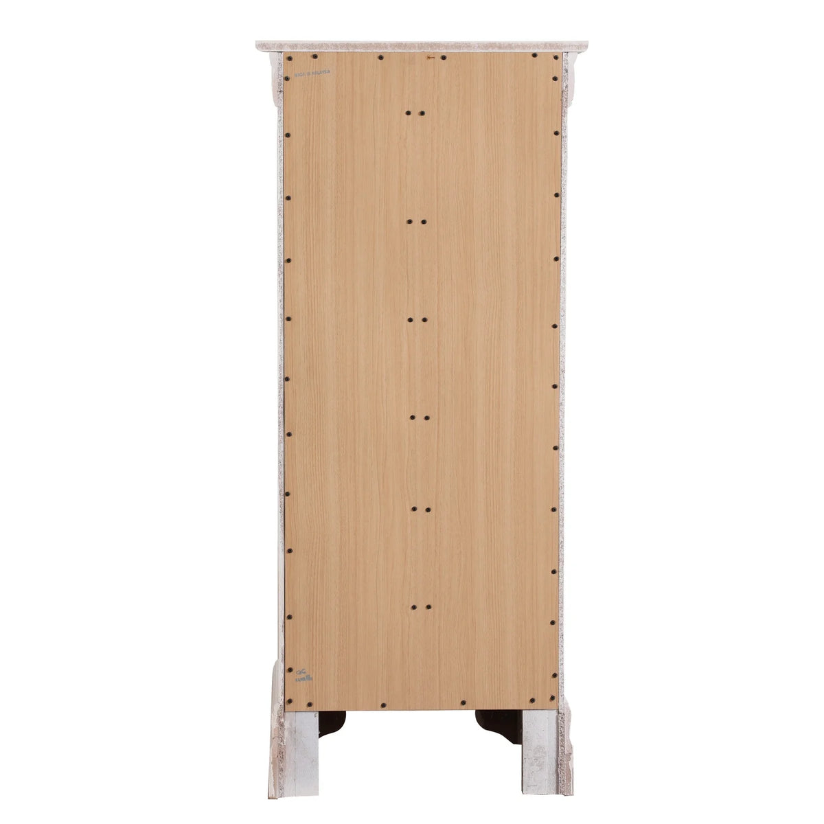 Glory Furniture Louis Phillipe 7 Drawer Lingerie Chest in Cherry