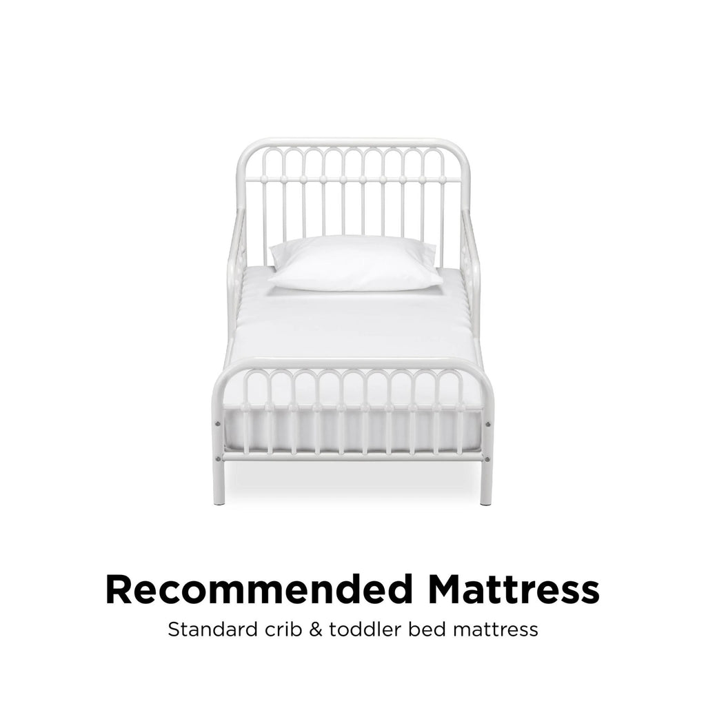 Little Seeds Monarch Hill Ivy Metal Toddler Bed, Gold