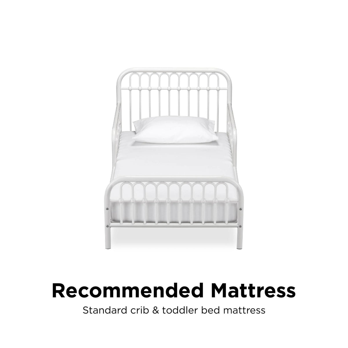 Little Seeds Monarch Hill Ivy Metal Toddler Bed, Gold