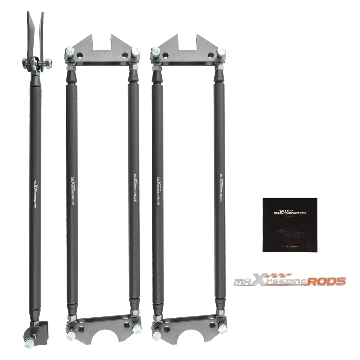 Maxpeedingrods Rear Weld-On Parallel 4 Link Suspension Kit 24" Bars Rod Rat Truck Classic