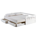 Melody Twin to King Extendable Day Bed with Storage White