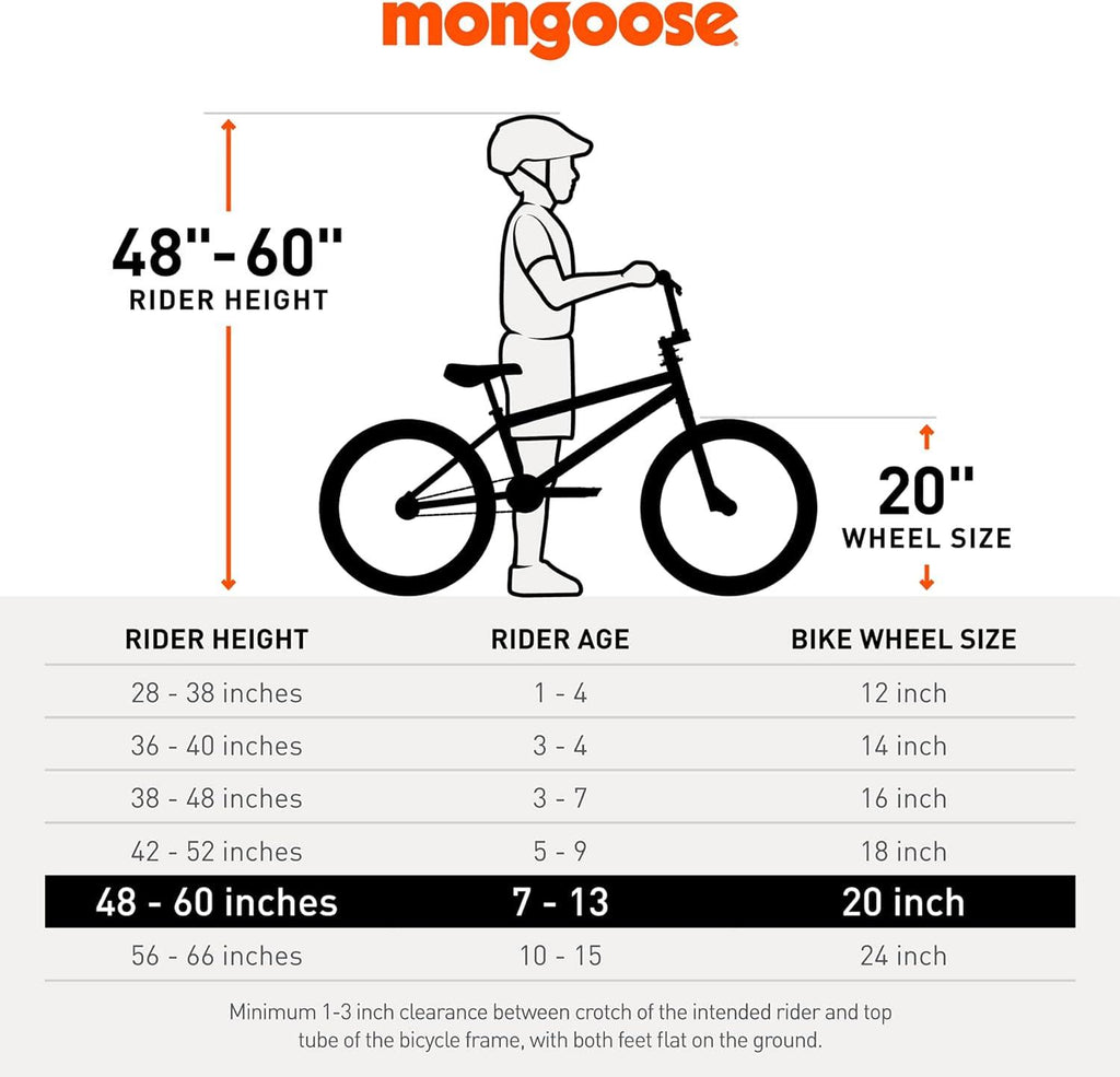 Mongoose Kong Mountain Bike. Boys. 20 inch Wheel. Blue