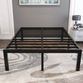 yookare 18" 4000lbs Heavy Duty Platform Metal Bed Frame, Queen