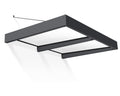 Palram - Canopia Sophia XL 2000 6' x 5' Acrylic Awning - Gray/Mist