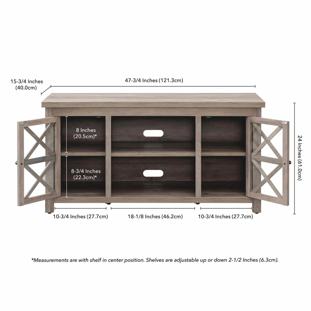 Evelyn&Zoe Colton TV Stand for TV's up to 55", White