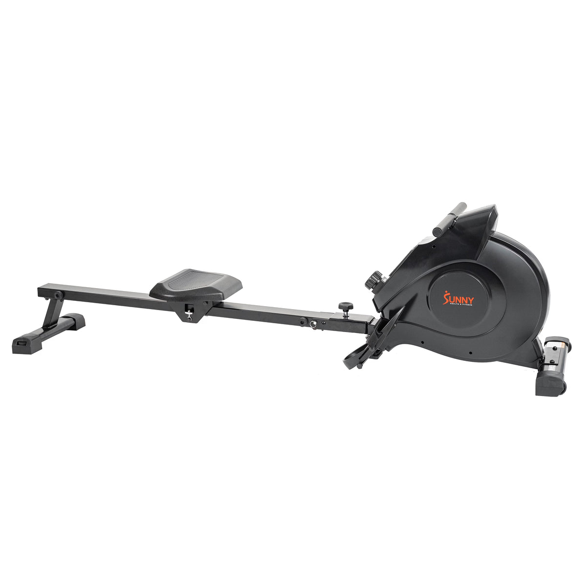 Sunny Health & Fitness 53.4" Extended Slide Rail Magnetic Rowing Machine Rower with Free SunnyFit App Membership - SF-RW5515