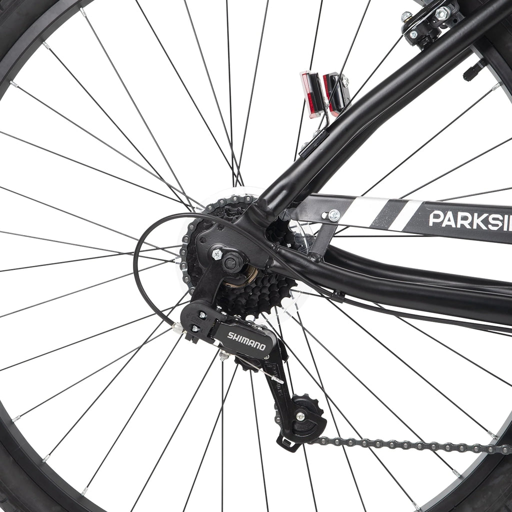 27.5" Mens Parkside? 7-Speed Bike, Matte Black