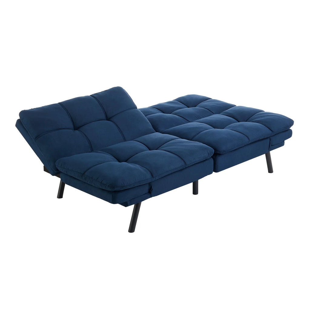 Mainstays Memory Foam Futon with 72",Black