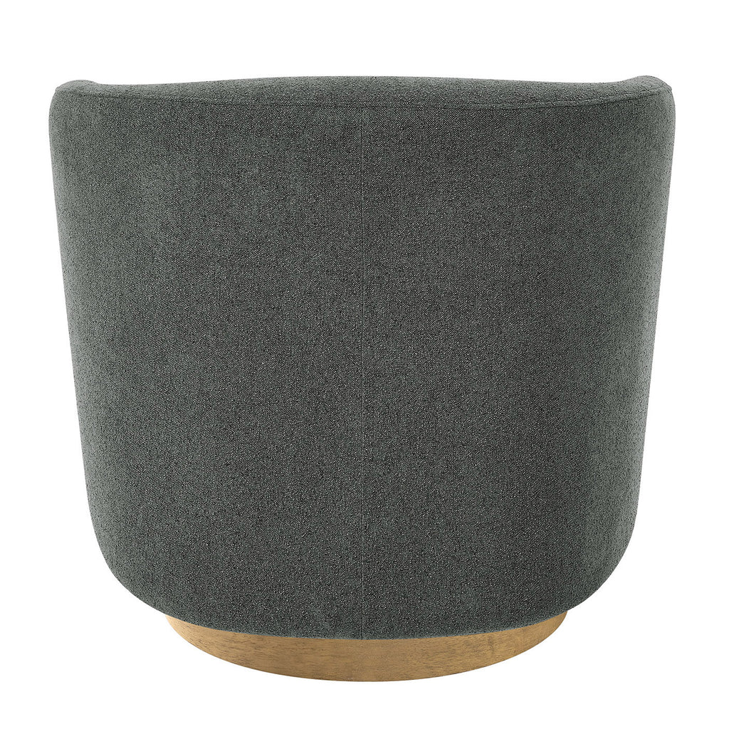 Henredon Murphy Swivel Boucle Chair, Gray